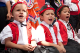 Schüler der Schweizer Schule Cuernavaca während der Feierlichkeiten zum 20-jährigen Bestehen der Schule