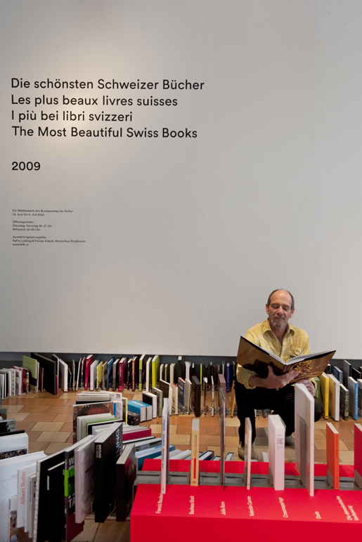 „Die schönsten Schweizer Bücher 2009“, Museum für Gestaltung Zürich, 13. Juni bis 4. Juli 2010, Foto: Regula Bearth, © ZHdK