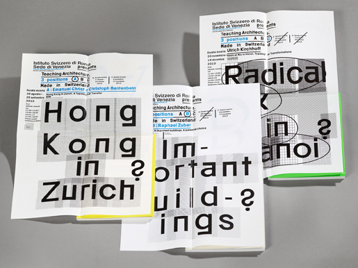 Teaching Architecture: 3 Positions Made in Switzerland