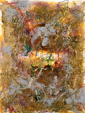 JOHN M ARMLEDER: "Dianthus carthusianorum", 2008, Mixed media on canvas, 240 x 180 cm, 94 1/2 x 70 4/5 in., Galerie Andrea Caratsch, Zürich