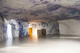 Reto Pulfer, Die Treffen des Platzes, sic! Raum für Kunst / Kunstpavillon, 18.1.-22.2.2014, Fotografie: Gilles Rotzetter