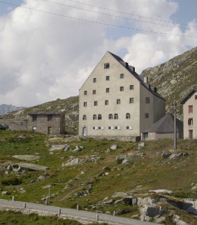 St Gotthard Hospice, South View © Miller & Maranta