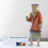 Restitution d’une statue en terre cuite de la dynastie Han à la Chine, copyright Schweizerische National Bibliothek