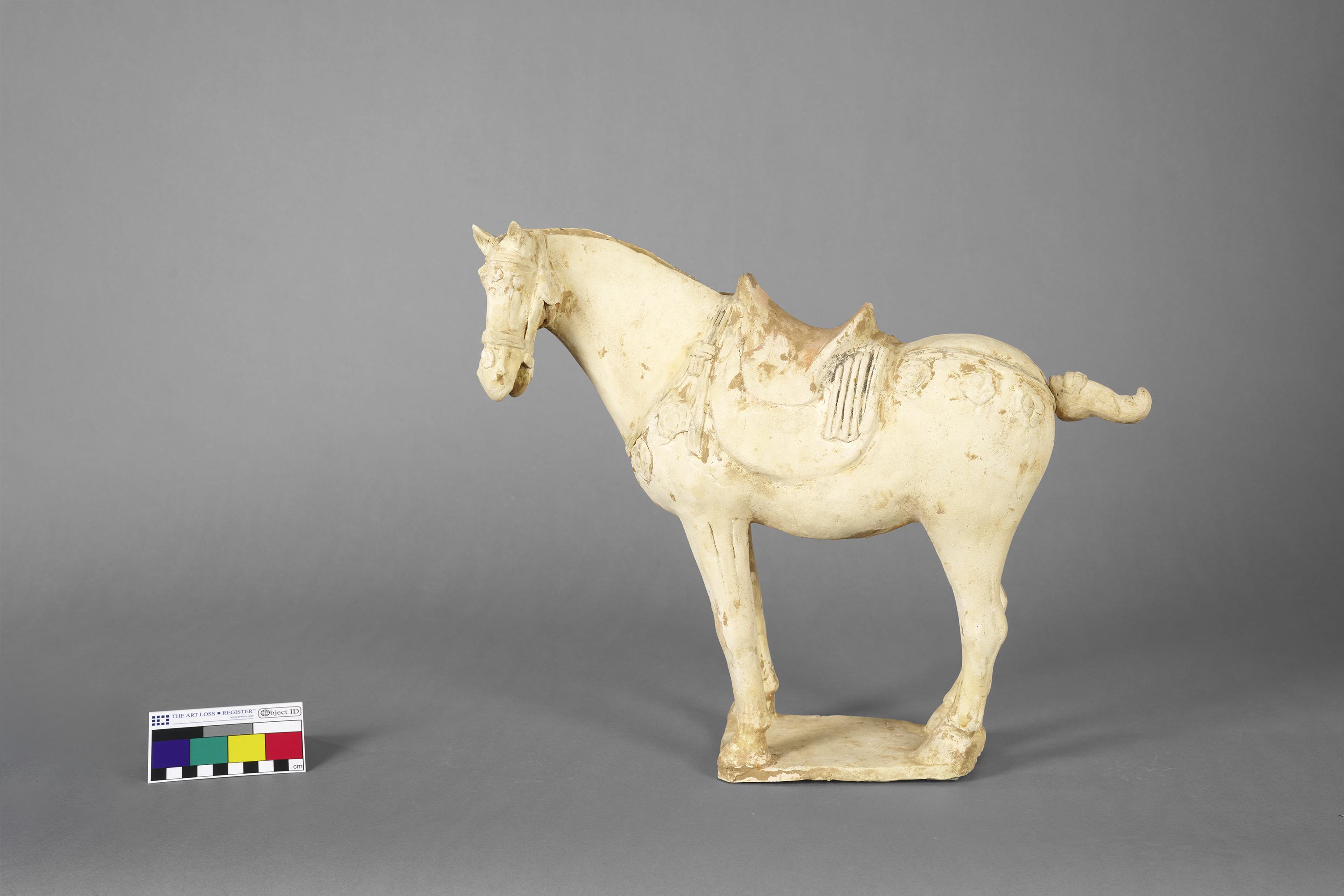 Statuette de cheval de la dynastie Tang. Photo : Flurin Bertschinger, BN 