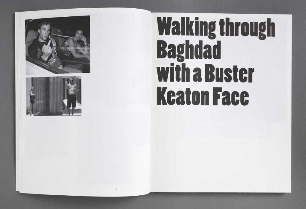 Thomas Galler. Walking through Baghdad with a Buster Keaton Face