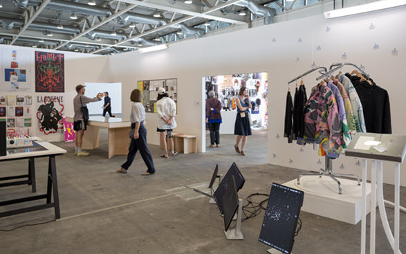 Exhibition view with Emmanuel Crivelli (left) and Visual (Archives) Society