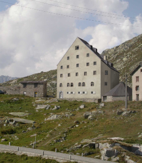 Hospice du Saint-Gothard, vue sud © Miller & Maranta