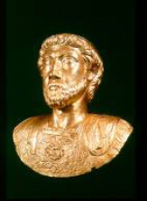 Buste romaine de l’empereur Marc-Aurèle, Musée Romain d'Avenches