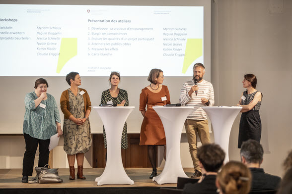 Photo du colloque « La participation culturelle dans la pratique ». Soleure, 13.09.2020