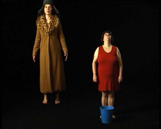 Muda Mathis & Sus Zwick: Vermeintlichkeit und Zufall, Videostill, 2004