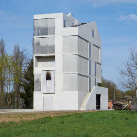 Staufer & Hasler, Brandhaus Zürich-Opfikon, Baujahr 2011, Betonbau, Photo: Theodor Stalder