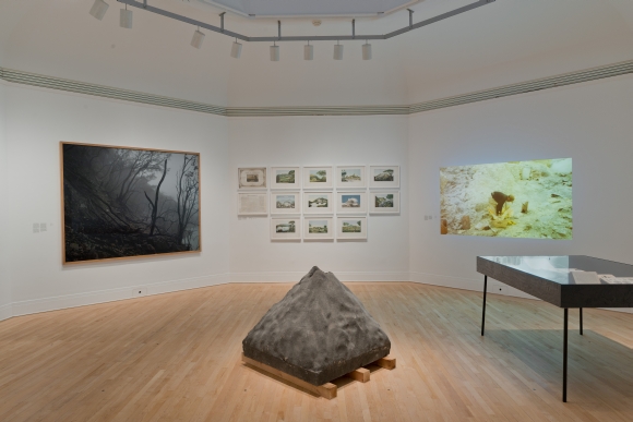 17 Volcanoes : Works by Franz Wilhelm Junghuhn, Armin Linke, and Bas Princen. Installation view, 2016 © Canadian Centre for Architecture