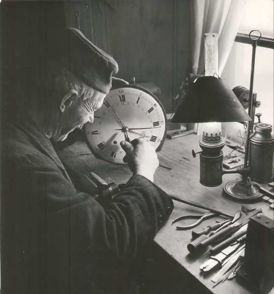Photographie de Max Chiffelle, Le Père Bernet, 1953, Bibliothèque de la Ville, DAV, La Chaux-de-Fonds