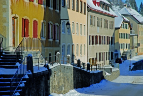 Le Locle, rue du Crêt-Vaillant © Villes de La Chaux-de-Fonds et du Locle, Aline Henchoz