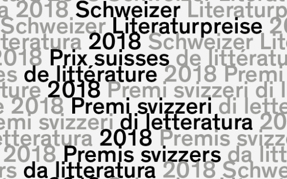 Schweizerliteraturpreise 2018