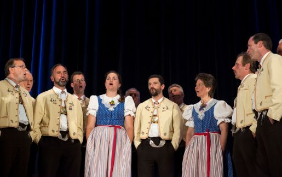 Churfirstenchörli, Alt St. Johann – Unterwasser (SG) al Klangfestival Naturstimmen, 2014 © Dolores Rupa / KlangWelt Toggenburg