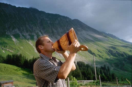 L'alpigiano Heinz Bucher, Alpe Under Blatte sopra Flühli, Lucerna, 2005 © Priska Ketterer, Luzern