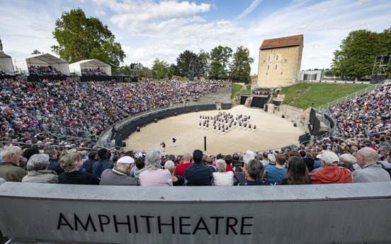 Das Amphitheater von Avenches (VD) ist regelmässig Austragungsort von Veranstaltungen.